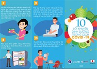 UNICEF - 10 lời khuyên dinh dưỡng trong dịch COVID-19