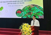 Hội thảo đối thoại với doanh nghiệp sản xuất, kinh doanh lĩnh vực dược cổ truyền