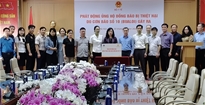 Bộ Y tế phát động ủng hộ đồng bào bị thiệt hại do bão số 10