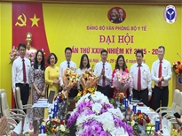 Đại hội Đảng bộ Văn phòng Bộ Y tế lần thứ XXIII nhiệm kỳ 2025-2030