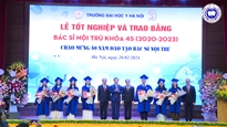 Phó Thủ tướng Trần Hồng Hà thăm, làm việc với Trường Đại học Y Hà nội