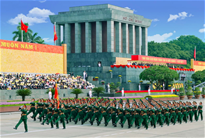 Hướng dẫn người dân tham dự sự kiện diễu binh, diễu hành