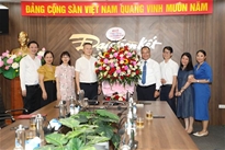 Đoàn công tác của Bộ Y tế chúc mừng các cơ quan báo chí nhân kỷ niệm Ngày Báo chí Cách mạng Việt Nam 