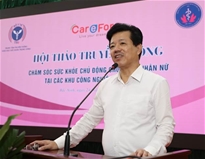 Hội thảo về truyền thông chăm sóc sức khoẻ cho nữ công nhân tại Bắc Ninh