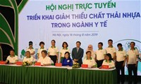 Hội nghị trực tuyến triển khai giảm thiểu chất thải nhựa trong nhành y tế