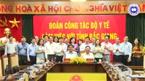 Bộ trưởng Bộ Y tế Đào Hồng Lan dẫn đầu Đoàn công tác làm việc tại Bắc Giang