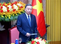 Tổng Bí thư, Chủ tịch nước Tô Lâm tiếp Trưởng đoàn các nước, chuyên gia, học giả và đại diện các tổ chức quốc tế tham dự Diễn đàn Tương lai ASEAN 2026