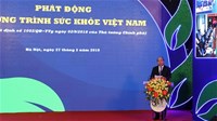 Thủ tướng phát động chương trình Sức khỏe Việt Nam