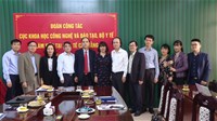 Cục Khoa học Công nghệ và Đào tạo làm việc với sở y tế Cao Bằng về công tác đào tạo nhân lực còn thiếu  