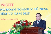 Công đoàn Y tế Việt Nam tổ chức Hội nghị tổng kết công tác năm 2024, phương hướng nhiệm vụ năm 2025 