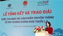 Một số hình ảnh tại Lễ tổng kết và trao giải Cuộc thi “Sáng tác sản phẩm truyền thông về môi trường không khói thuốc lá”