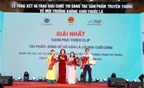 Tổng kết và trao giải Cuộc thi “Sáng tác sản phẩm truyền thông về môi trường không khói thuốc lá”