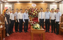 Thứ trưởng Bộ Y tế Lê Đức Luận chúc mừng các cơ quan báo chí nhân kỷ niệm Ngày Báo chí Cách mạng Việt Nam
