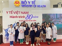 Sự tận tâm, tự hào về nghề tại gian trưng bày của Bộ Y tế