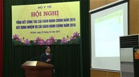 Bộ Y tế tổng kết công tác cải cách hành chính năm 2015