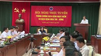 Hội nghị trực tuyến phòng chống dịch bệnh nguy hiểm và dịch bệnh mùa thu đông 2016