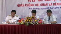 Hội nghị sơ kết 1 năm hợp tác giữa Quân chủng Hải quân và bệnh viện Bạch Mai