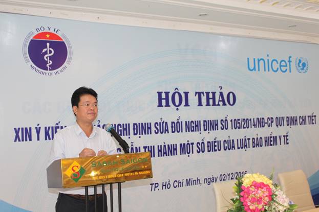 Hội thảo xin ý kiến Dự thảo sửa đổi Nghị định quy định chi tiết và hướng dẫn thi hành một số điều của Luật Bảo hiểm y tế