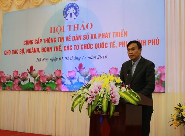 Hội thảo cung cấp thông tin về dân số và phát triển cho các bộ, ngành, đoàn thể, các tổ chức quốc tế, phi chính phủ