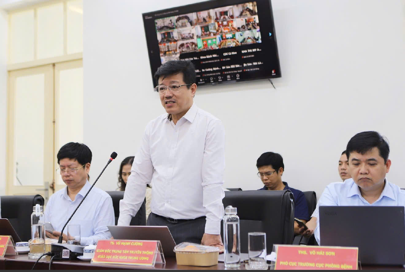 TS. Vũ Mạnh Cường, Giám đốc Trung tâm Truyền thông Giáo dục Sức khỏe Trung ương “cần tận dụng tối đa nền tảng số, đặc biệt là mạng xã hội”