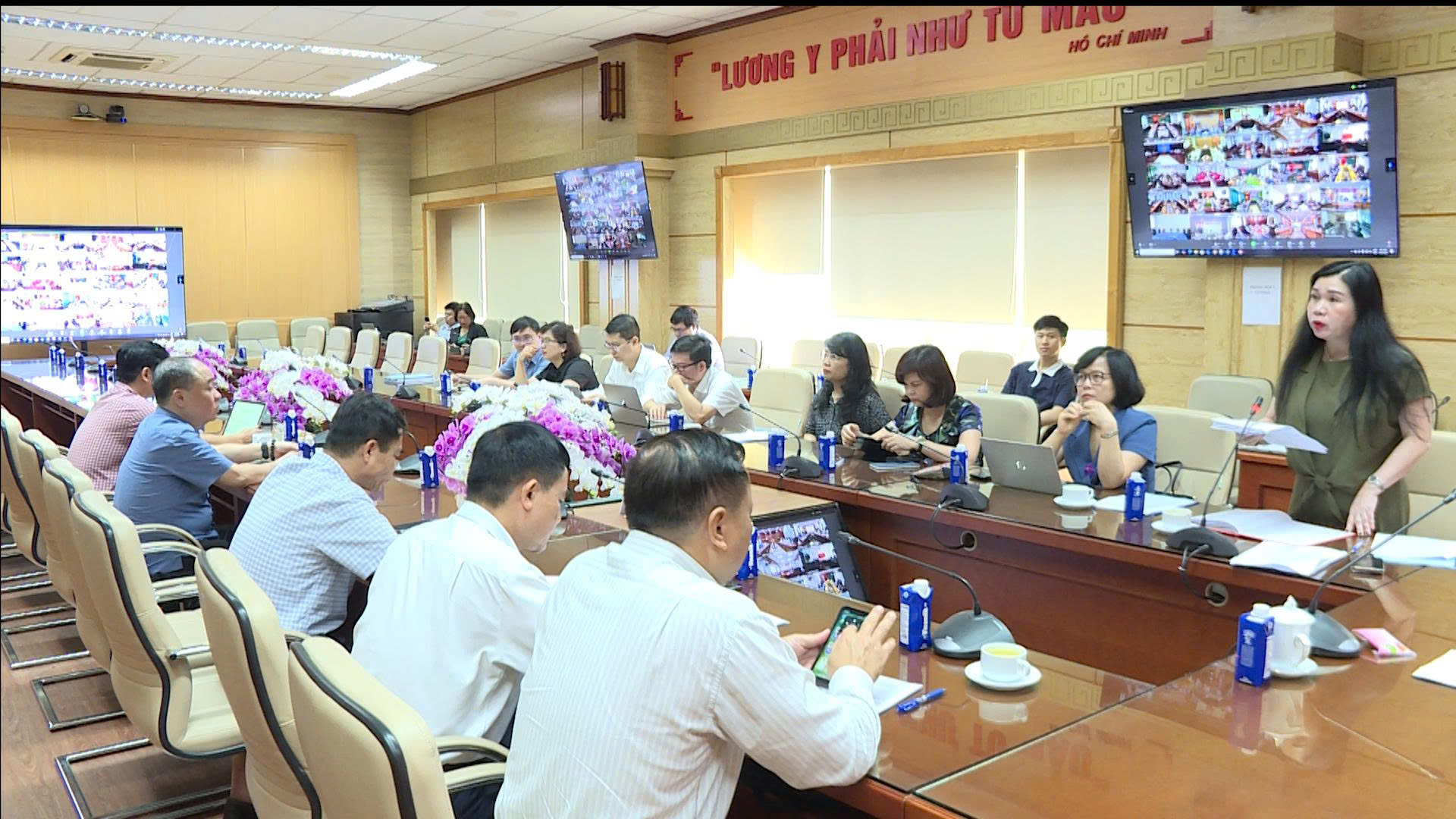 Hội nghị trực tuyến Chương trình Mục tiêu Quốc gia về chăm sóc sức khỏe, dân số và phát triển giai đoạn 2026-2035