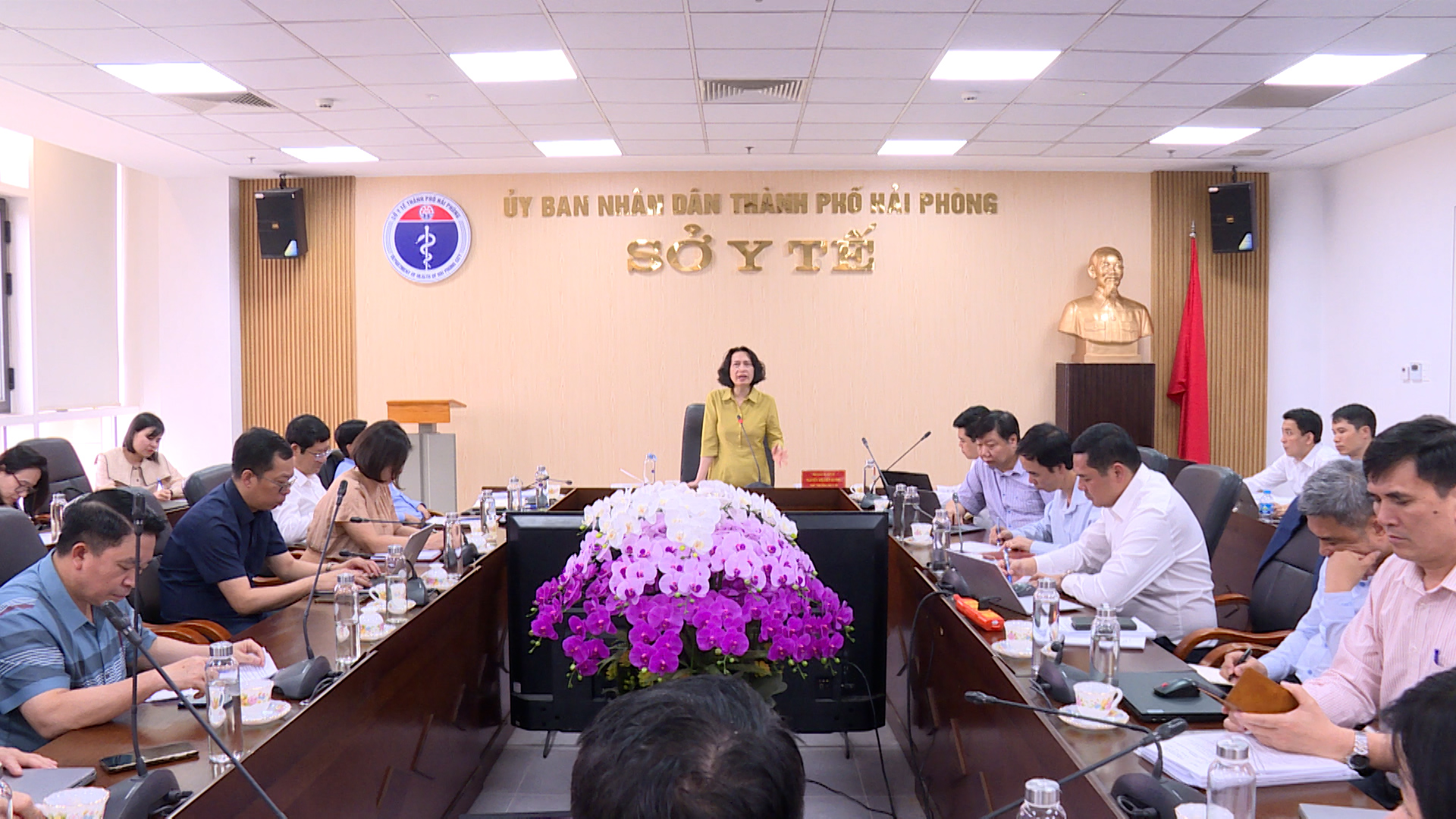 Đoàn công tác Bộ Y tế Khảo sát, lấy ý kiến hoàn thiện dự thảo văn bản hướng dẫn Luật Phòng bệnh tại Hải Phòng