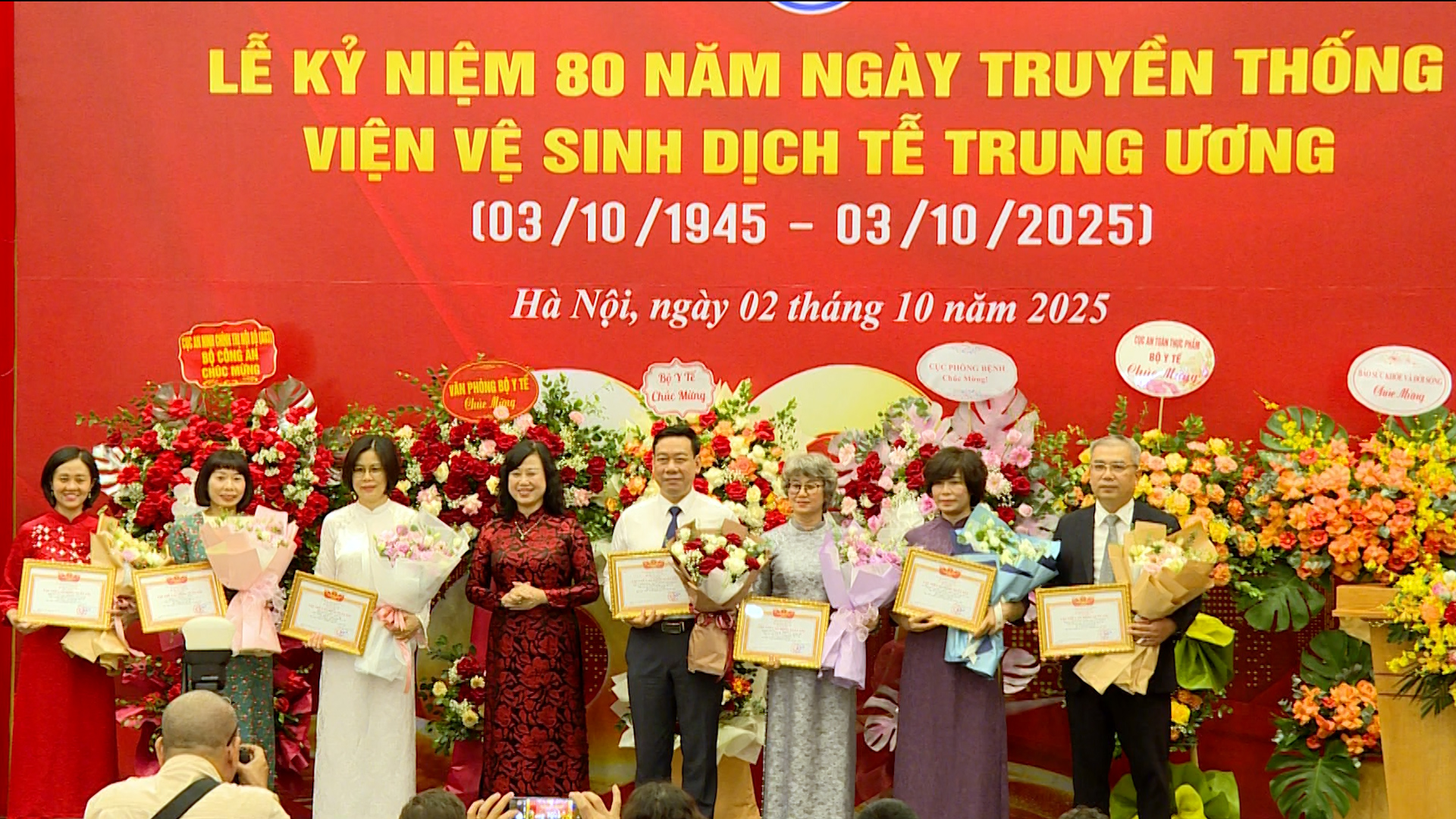 Viện Vệ sinh Dịch tễ Trung ương kỷ niệm 80 năm ngày truyền thống