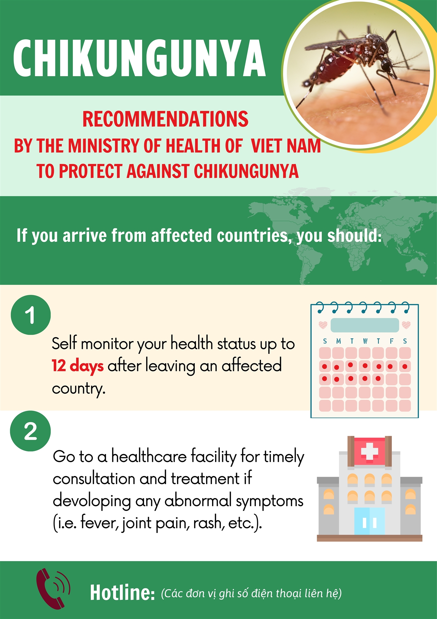Bộ Y tế khuyến cáo phòng bệnh Chikungunya)