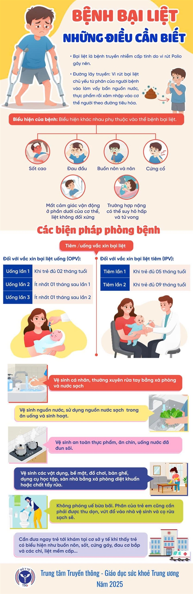 Bệnh bại liệt - Những điều cần biết)
