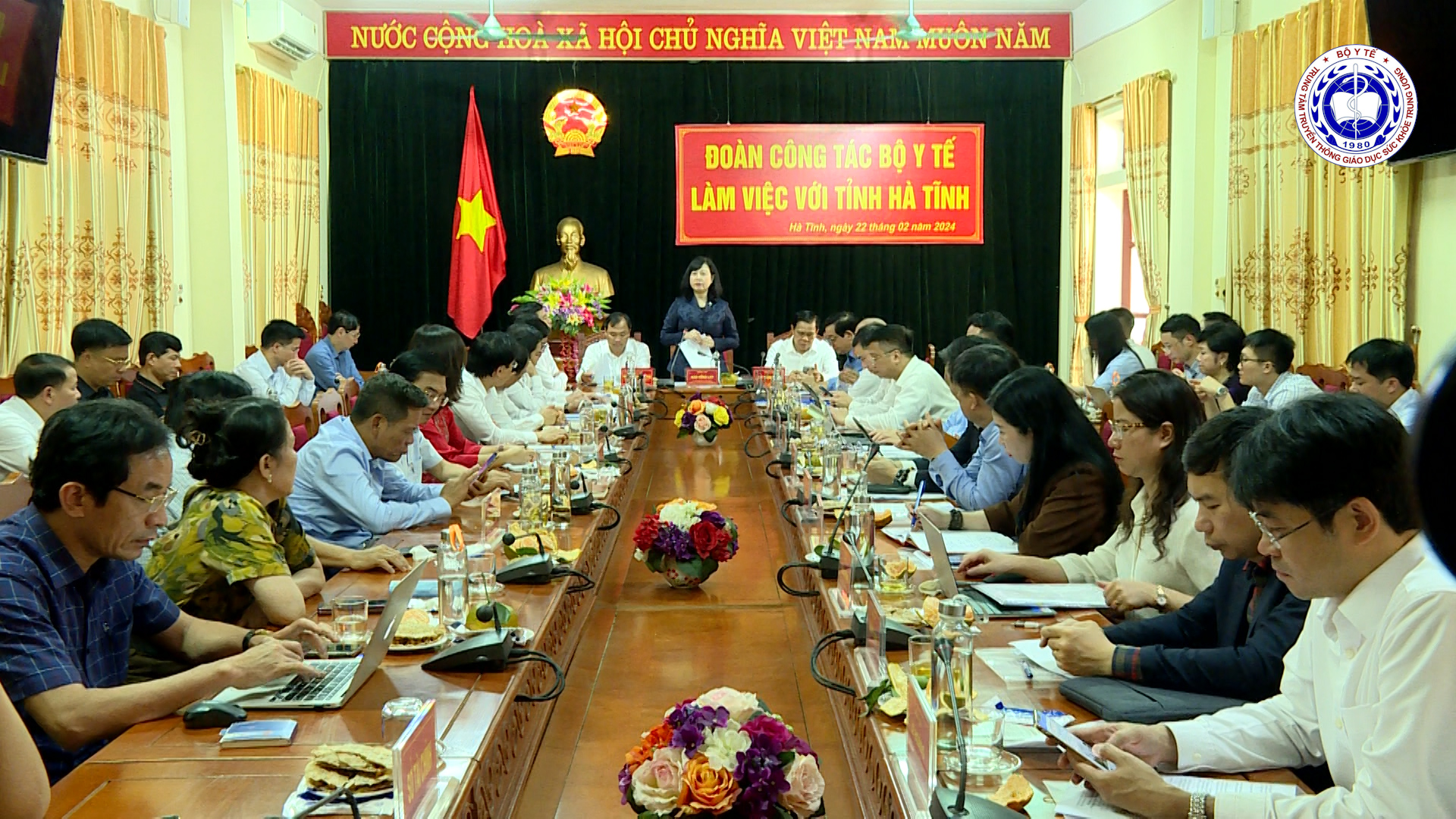 Bộ trưởng Bộ Y tế Đào Hồng Lan làm việc tại tỉnh Hà Tĩnh 