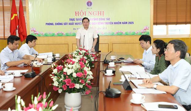 Hội nghị trực tuyến tăng cường công tác phòng, chống các dịch bệnh truyền nhiễm năm 2025