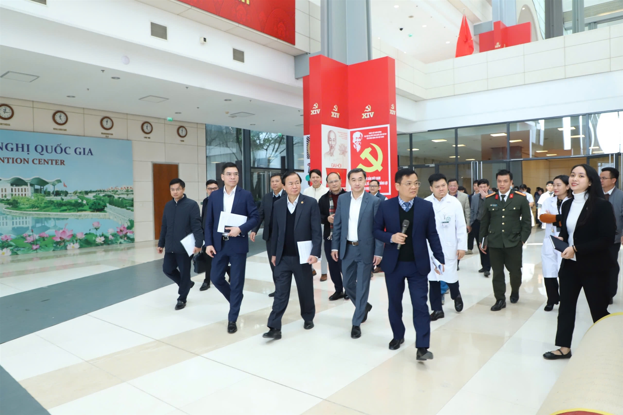 Diễn tập đảm bảo công tác y tế phục vụ Đại hội Đại biểu toàn quốc lần thứ XIV của Đảng