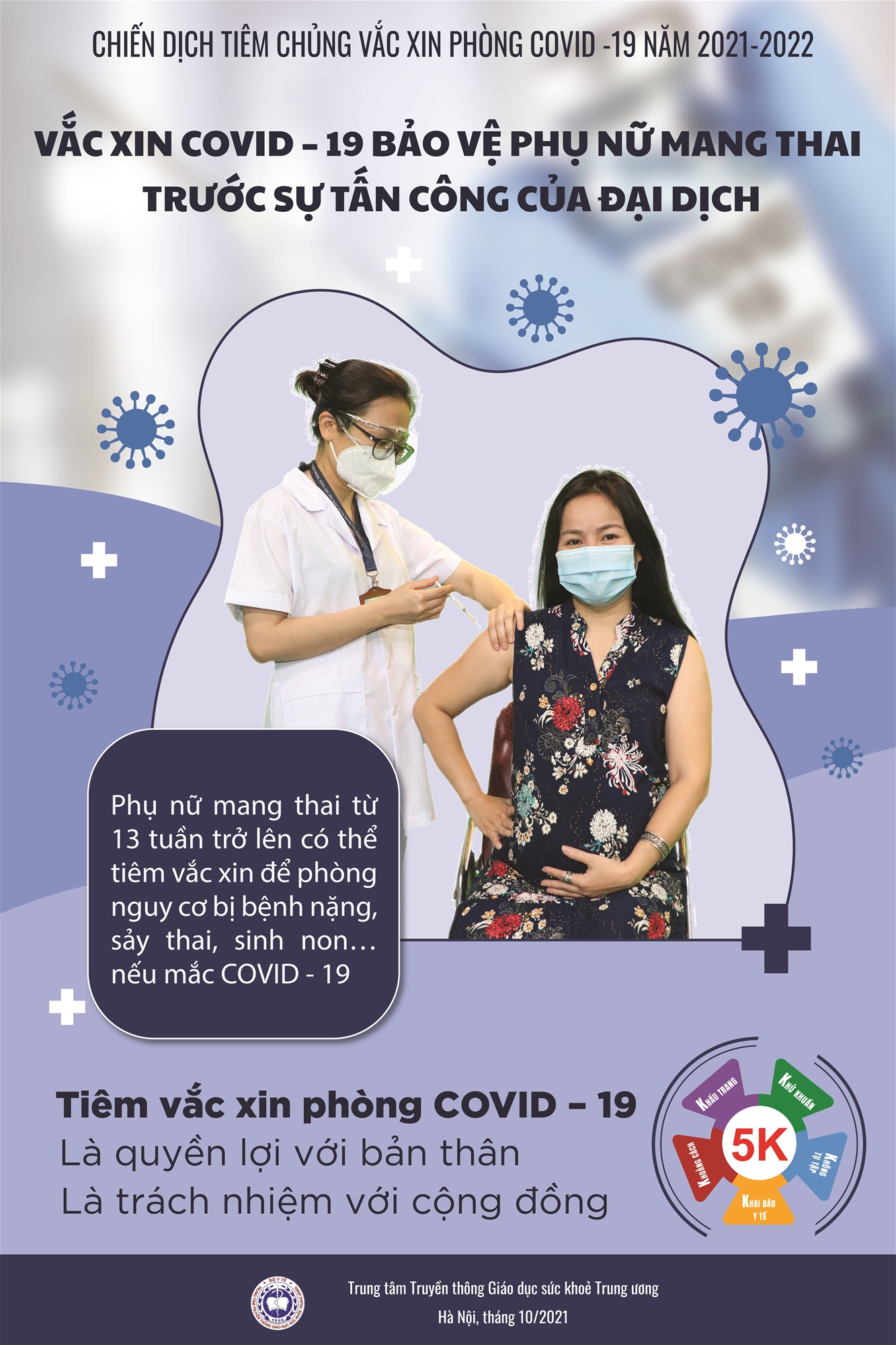 Vắc xin COVID -19 bảo vệ phụ nữ mang thai trước sự tấn công của đại dịch