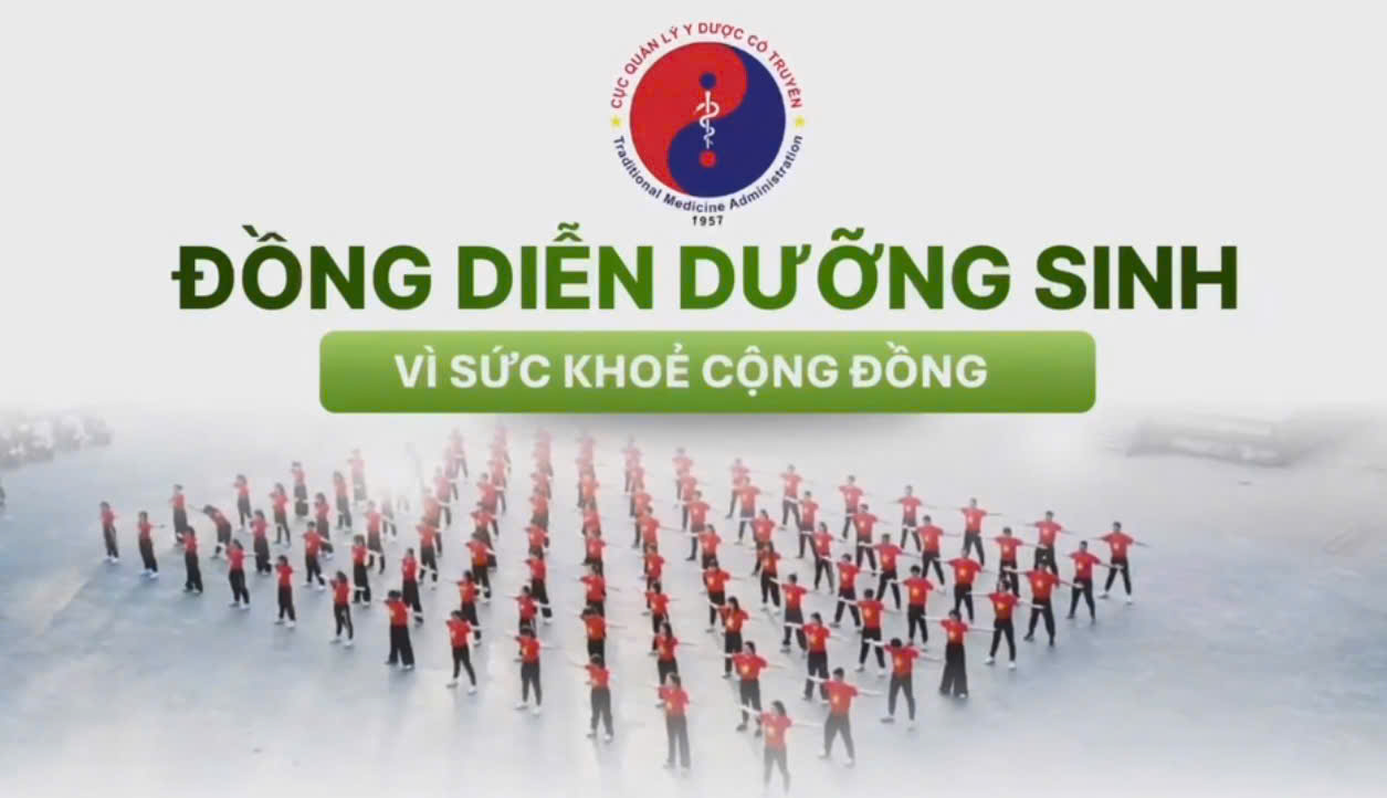 Đồng diễn dưỡng sinh vì sức khỏe cộng đồng