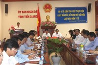 Thứ trưởng Phạm Lê Tuấn kiểm tra triển khai Luật Sửa đổi, bổ sung Luật Bảo hiểm y tế tại tỉnh Tiền Giang