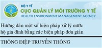 Hướng dẫn một số biện pháp xử lý nước hộ gia đình bằng các biện pháp đơn giản