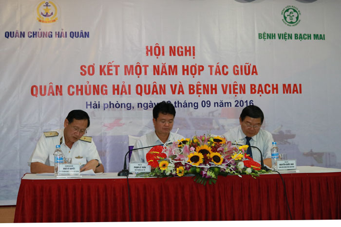 Những kết quả đáng ghi nhận sau 1 năm thực hiện hợp tác, hỗ trợ giữa Bệnh viện Bạch Mai  và Quân chủng Hải quân 