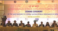 Lễ ký kết Văn bản thỏa thuận và Hội thảo về phòng chống kháng thuốc tại Việt Nam