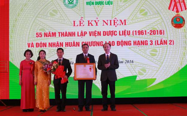 Lễ kỷ niệm 55 thành lập Viện Dược liệu