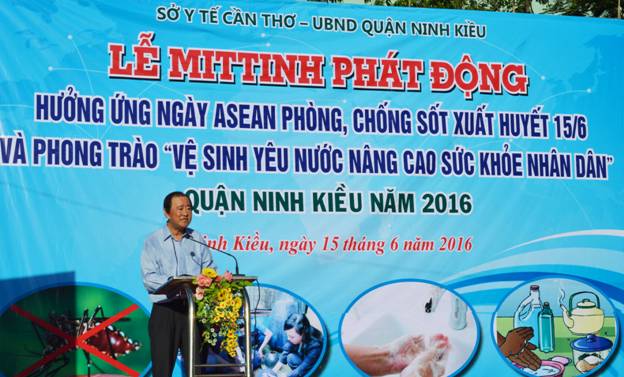 TP Cần Thơ: Mít tinh hưởng ứng Ngày ASEAN phòng chống sốt xuất huyết 15/6