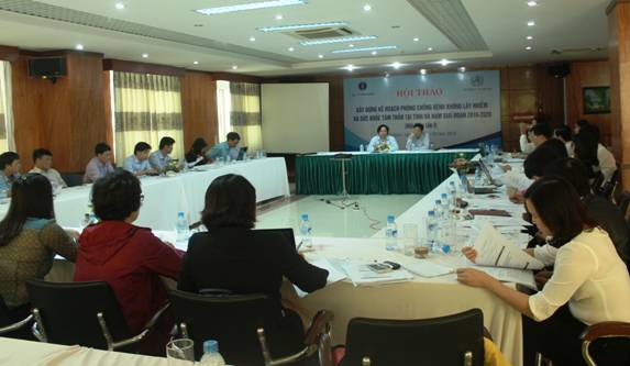 Hội thảo Xây dựng kế hoạch phòng, chống bệnh không lây nhiễm và sức khỏe tâm thần giai đoạn 2016-2020 tại tỉnh Hà Nam