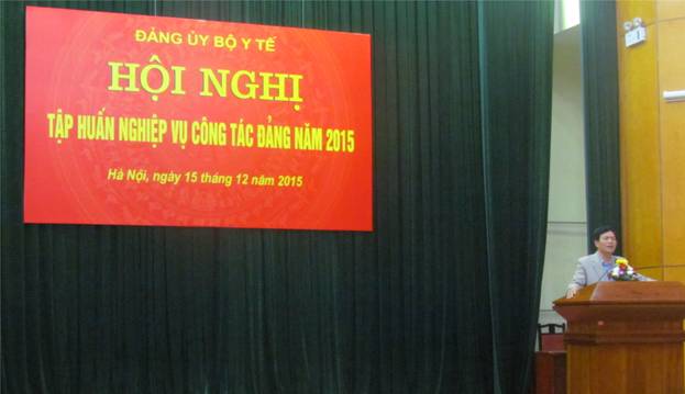 Tập huấn nghiệp vụ công tác Đảng năm 2015