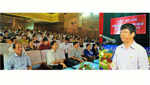 Tập huấn “Hướng dẫn kỹ năng giao tiếp, ứng xử của công chức, viên chức trong ngành Y tế”
