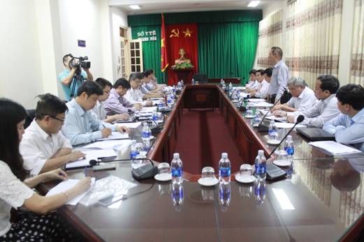 Đoàn công tác Bộ Y tế kiểm tra công tác phòng chống dịch bệnh do vi rút Zika tại tỉnh Thanh Hóa