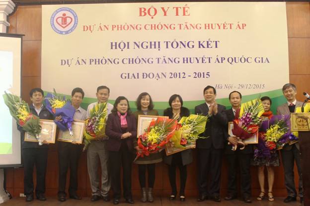 Hội nghị tổng kết Dự án phòng, chống tăng huyết áp quốc gia giai đoạn 2012 - 2015
