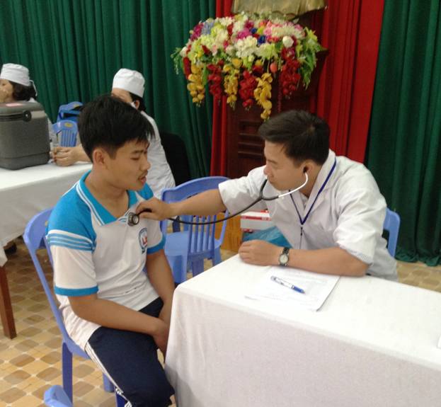 Phường Trương Quang Trọng, thành phố Quảng Ngãi hoàn thành tốt chiến dịch tiêm chủng sởi - rubella cho đối tượng 16-17 tuổi
