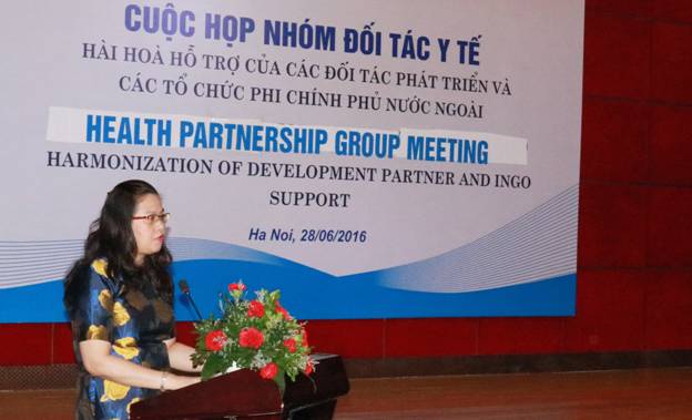 Họp nhóm đối tác phát triển y tế tại Việt Nam