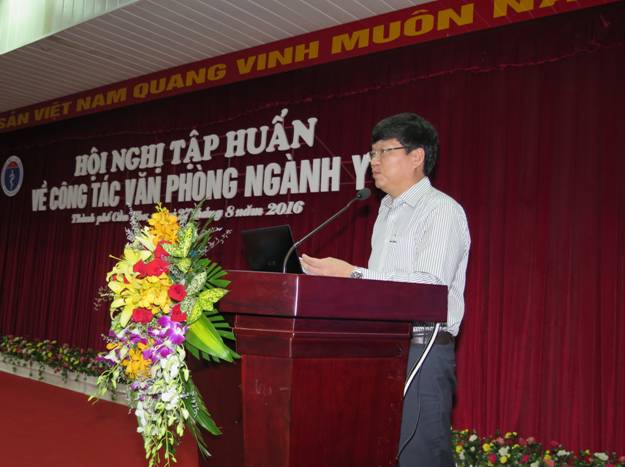 Bộ Y tế tập huấn công tác văn phòng năm 2016