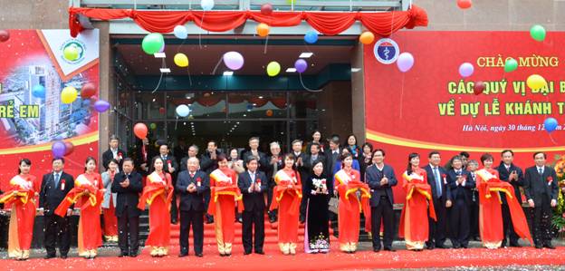 Khánh thành Trung tâm Ung bướu và Trung tâm Tim mạch trẻ em