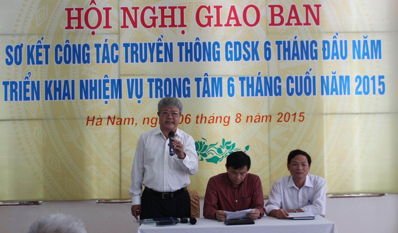 Hội nghị giao ban sơ kết công tác Truyền thông giáo dục sức khỏe 6 tháng đầu năm 2015